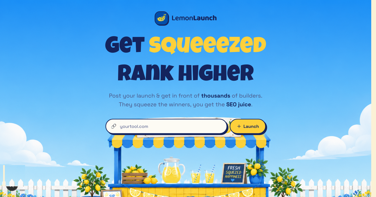 Lemonlaunch social preview